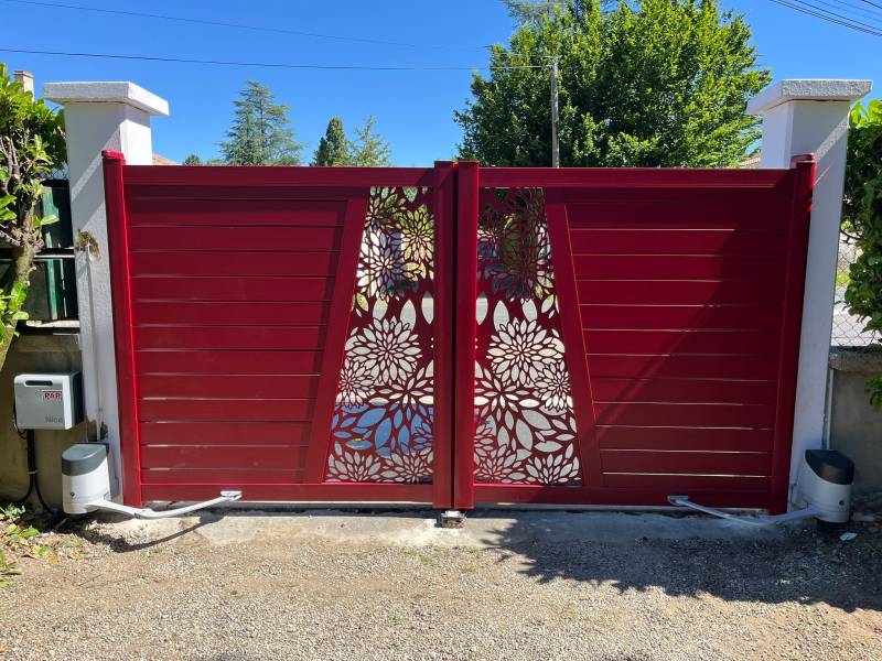 Motorisation portail battants Nice Hopp a Ecully