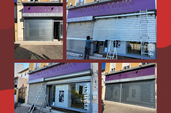 Changement de Rideaux Métalliques à Sathonay-Camp, 69580